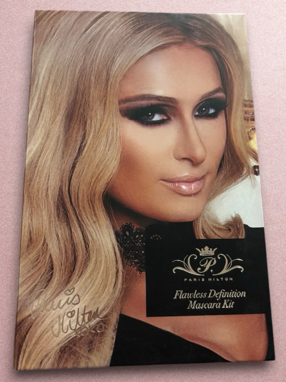 Paris Hilton Flawless Definition Volume Mascara Black Eyeliner Beauty Makeup Kit